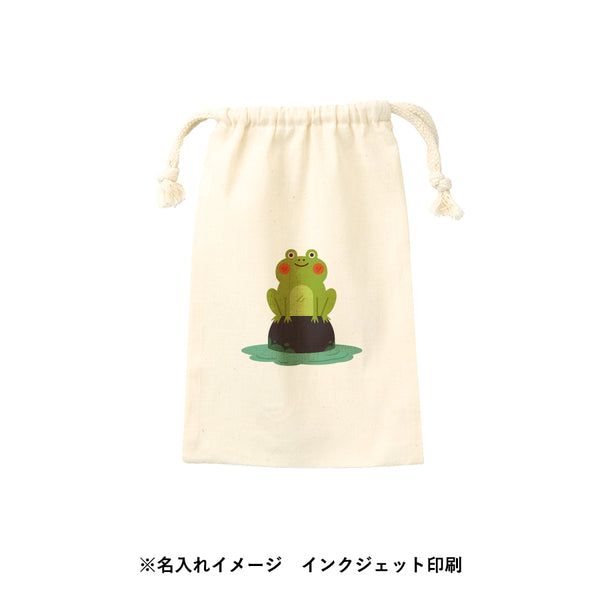 コットン巾着(M)|175×260mm|TR-0293|MARKLESS STYLE