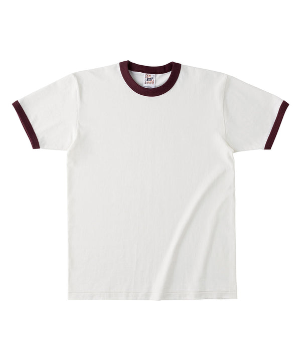 オープンエンド マックスウェイト リンガーTシャツ|6.2oz|OE1121|CROSS & STITCH
