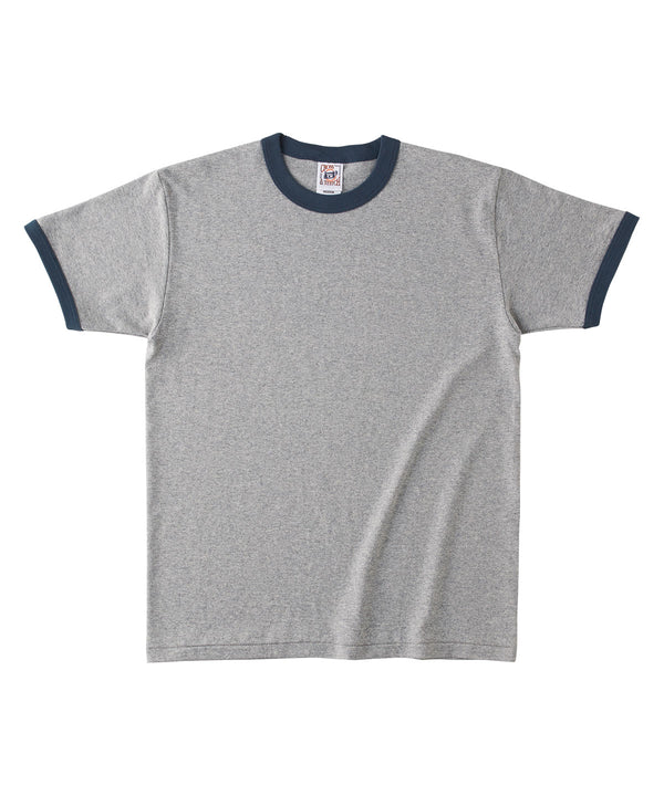 オープンエンド マックスウェイト リンガーTシャツ|6.2oz|OE1121|CROSS & STITCH