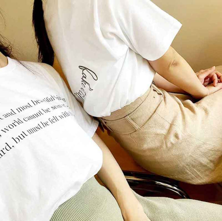 プリントTシャツのおすすめコーデ