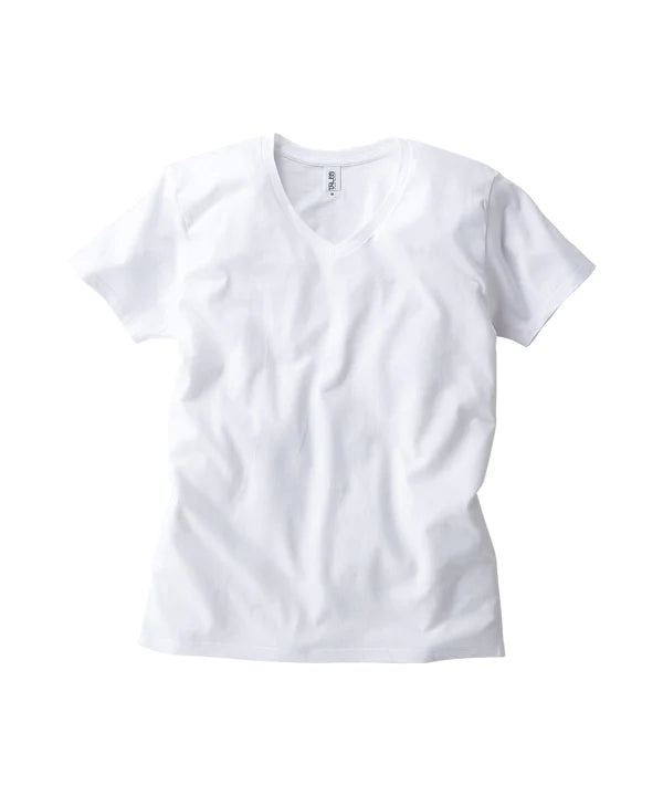 スリムフィット VネックTシャツ｜4.3oz｜SFV-113｜TRUSSを1枚から激安オリジナルTシャツ・クラT・デザインTシャツのプリント・作成・自作｜TUQRU（ツクル）