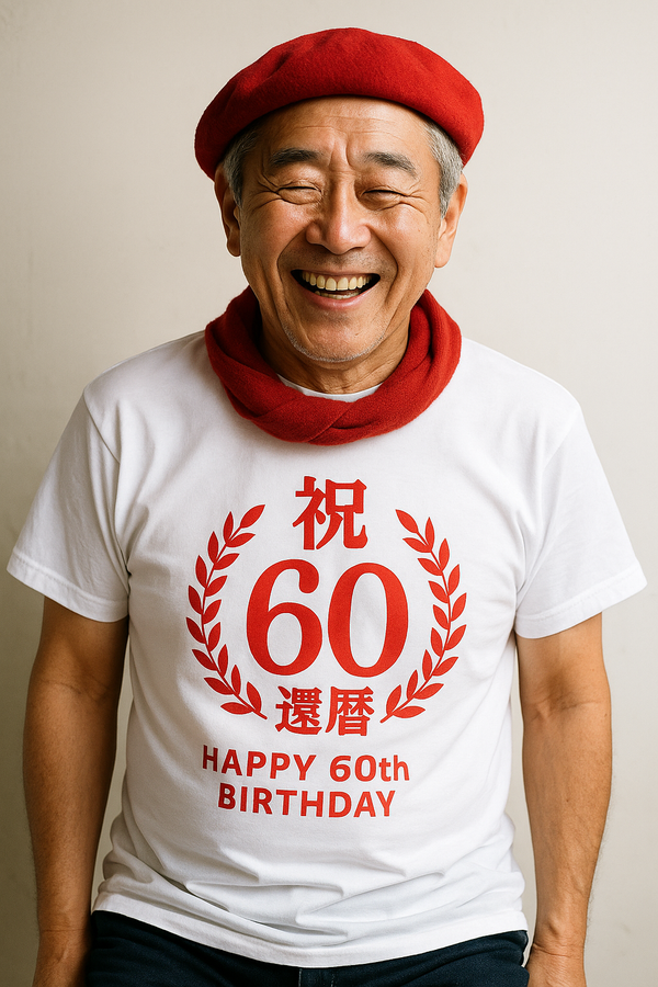 還暦祝いTシャツ完全ガイド：TUQRUで作る、心に響く一枚