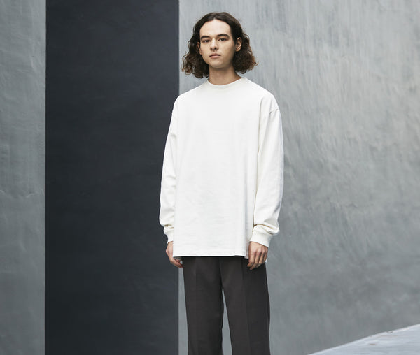 オーガニックコットン ロングスリーブ Tシャツ(2.1インチリブ)|8.8oz|5226-01|United Athle